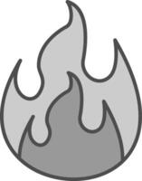 Flamme Stutfohlen Symbol vektor