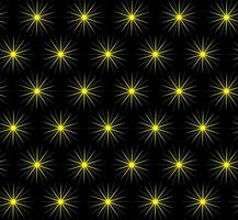 textur i de form av lysande stjärnor på en svart bakgrund vektor