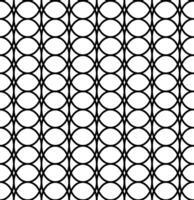 nahtlos Muster im das bilden von ein schwarz lockig Gitter auf ein Weiß Hintergrund vektor