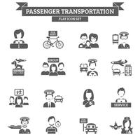 Passagerartransport Icon vektor