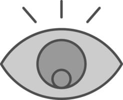 Auge Stutfohlen Symbol vektor