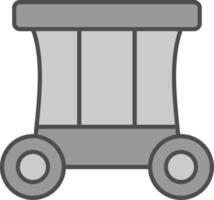 Wagen Stutfohlen Symbol vektor