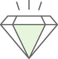 Diamant Stutfohlen Symbol vektor