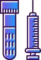 Injektion Gradient gefüllt Symbol vektor