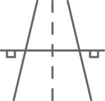 Autobahn Stutfohlen Symbol vektor