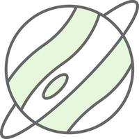 Planet Stutfohlen Symbol vektor