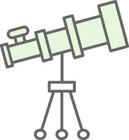 Teleskop Stutfohlen Symbol vektor