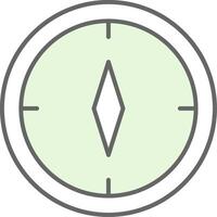 Kompass Stutfohlen Symbol vektor