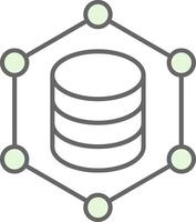 Blockchain Stutfohlen Symbol vektor