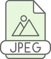 JPEG Stutfohlen Symbol vektor