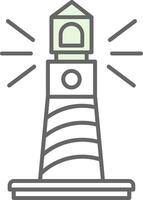 Leuchtturm Stutfohlen Symbol vektor