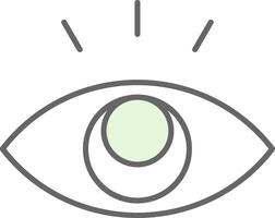 Auge Stutfohlen Symbol vektor