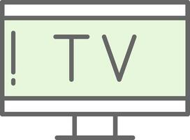 Fernseher Stutfohlen Symbol vektor