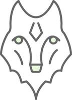 Wolf Stutfohlen Symbol vektor