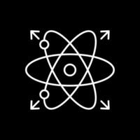 Symbol für umgekehrte Atomlinie vektor