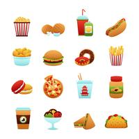 Fast-Food-Icon-Set