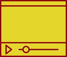 uppkopplad strömning linje två Färg ikon vektor
