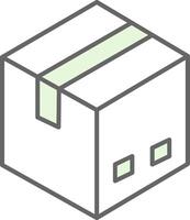 Lieferung Box Stutfohlen Symbol vektor