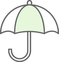 Regenschirm Stutfohlen Symbol vektor