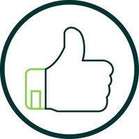 gut Feedback Linie Kreis Symbol vektor