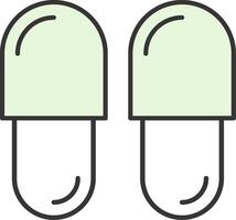 Slipper Stutfohlen Symbol vektor