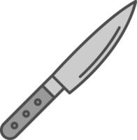 Messer Stutfohlen Symbol vektor