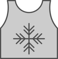 Muskelshirt Stutfohlen Symbol vektor