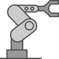 industriell Roboter Stutfohlen Symbol vektor