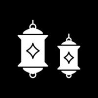 Lichter Glyphe umgekehrtes Symbol vektor