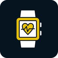 Smart Watch Glyphe zweifarbiges Symbol vektor