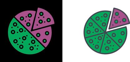 Pizza Slice Symbol vektor