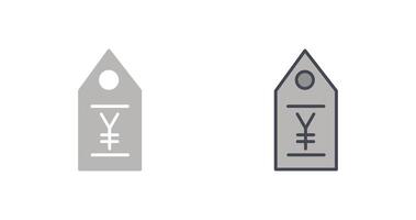 Yen-Tag-Symbol vektor