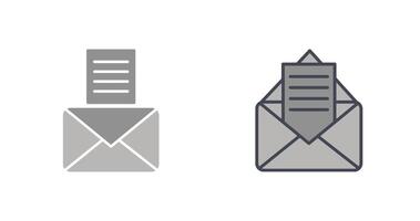 Symbol für E-Mail-Dokumente vektor