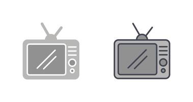 Fernseher einstellen Symbol vektor