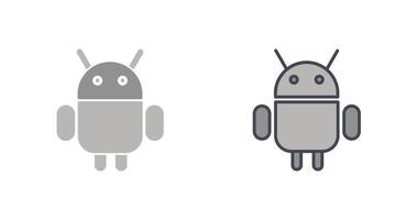 android logotyp ikon vektor