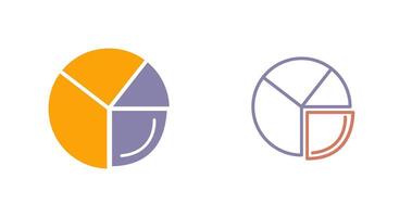 Kreisdiagramm-Analyse-Symbol vektor