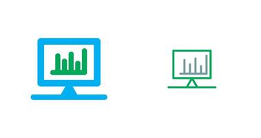 überprüft Bar Graph Symbol vektor