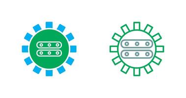 Datenbank Verwaltung Symbol vektor