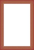 guld och röd fyrkant yakut prydnad. oändlig rektangel, gräns, ram av de nordlig människors av de långt öst vektor