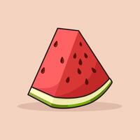 Wassermelonenfruchtillustration vektor