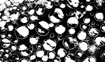 ein schwarz und Weiß Bild von Luftblasen vektor