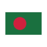 bangladesh flagga i vektor