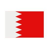 bahrain flagga i vektor