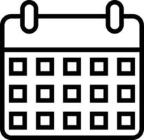 Kalender Symbol Symbol Bild vektor