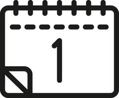 Kalender Symbol Symbol Bild vektor