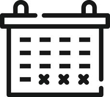 Kalender Symbol Symbol Bild vektor