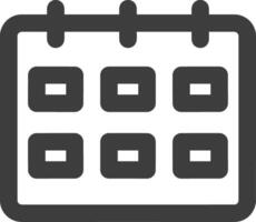 Kalender Symbol Symbol Bild vektor