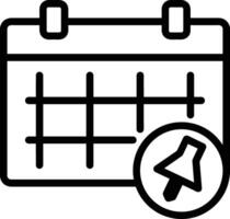 Kalender Symbol Symbol Bild vektor