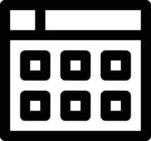 Kalender Symbol Symbol Bild vektor