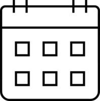 Kalender Symbol Symbol Bild vektor